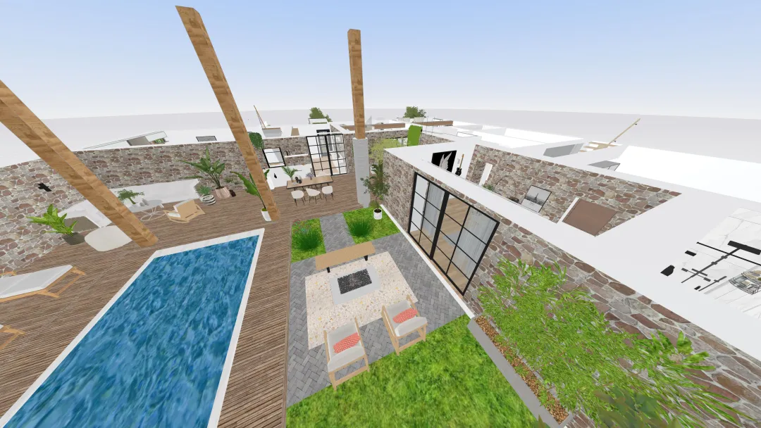 final :  france (inground pool ) 3d design renderings