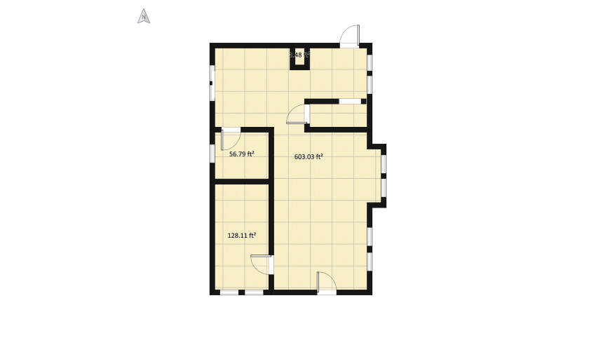 Unsellable house, re-design floor plan 83.25
