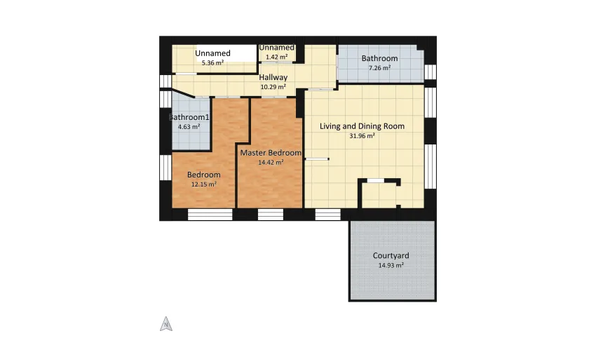 Gray House floor plan 194.04