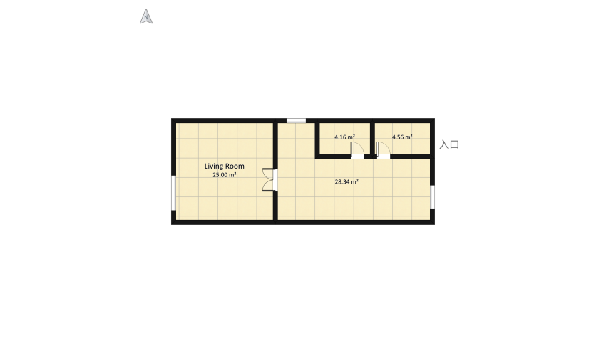 house completed floor plan 126.98