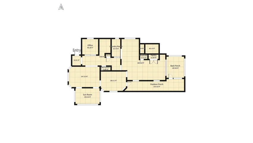 2121 Orrington Kitchen (Middle) floor plan 210.99
