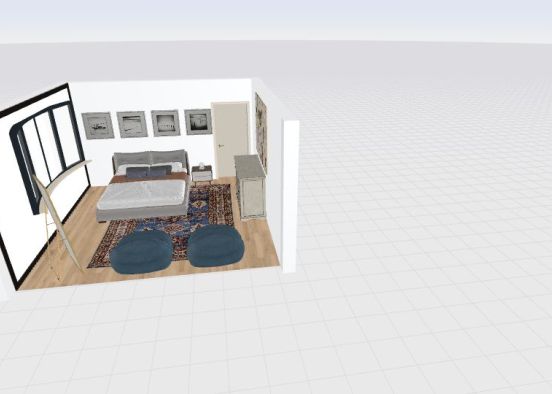 3D Bedroom_copy Design Rendering