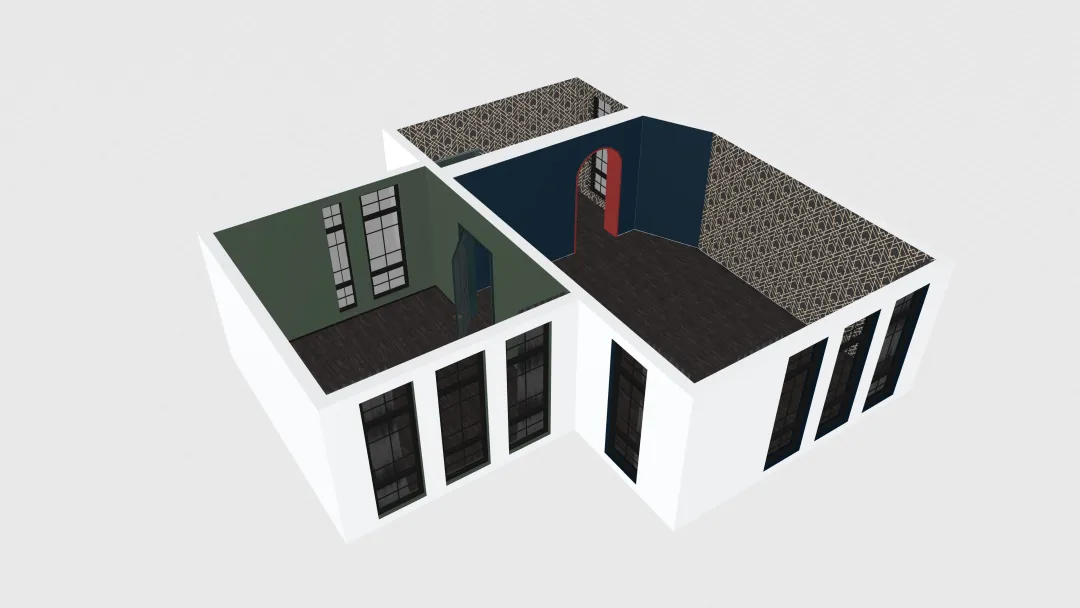 todler room 3d design renderings
