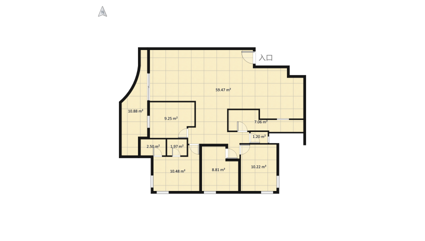 oren existing plan floor plan 121.49