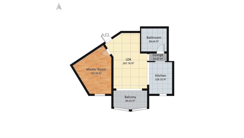 Room 3 - Honeycomb Element floor plan 71.34