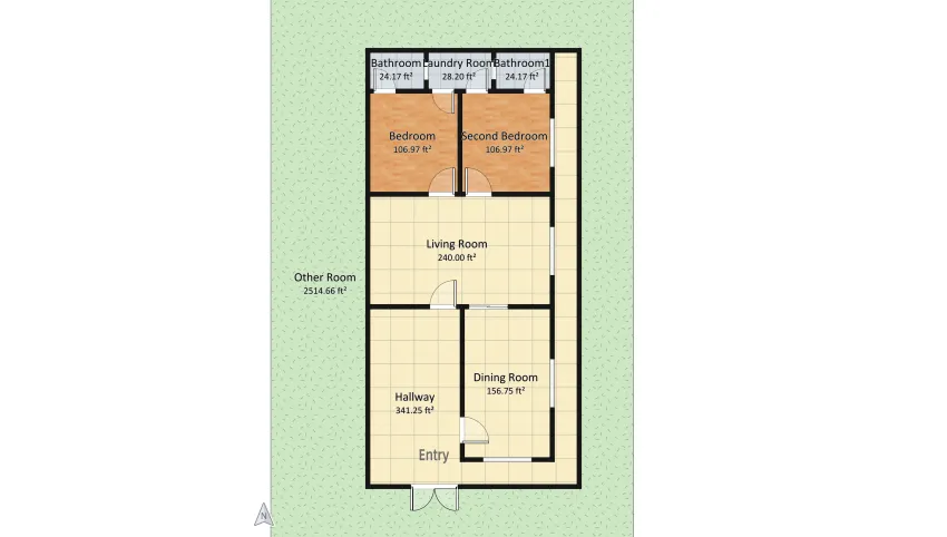 20 x 45 House floor plan 422.64