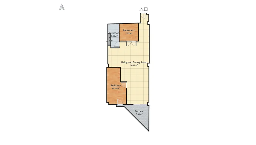 Draft_X4_New Project 3 room floor plan 92.09