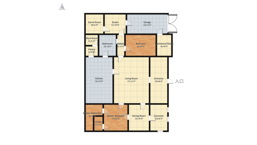 Homestyler House_copy floor plan 277.09