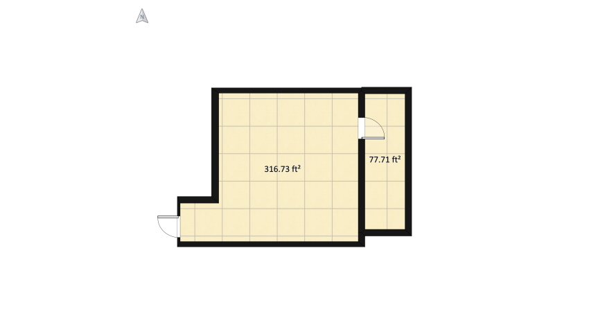 Quarto casal floor plan 81.55