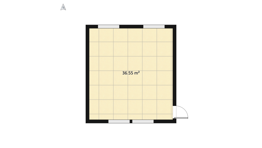 Livingroom in countryside house floor plan 39.52