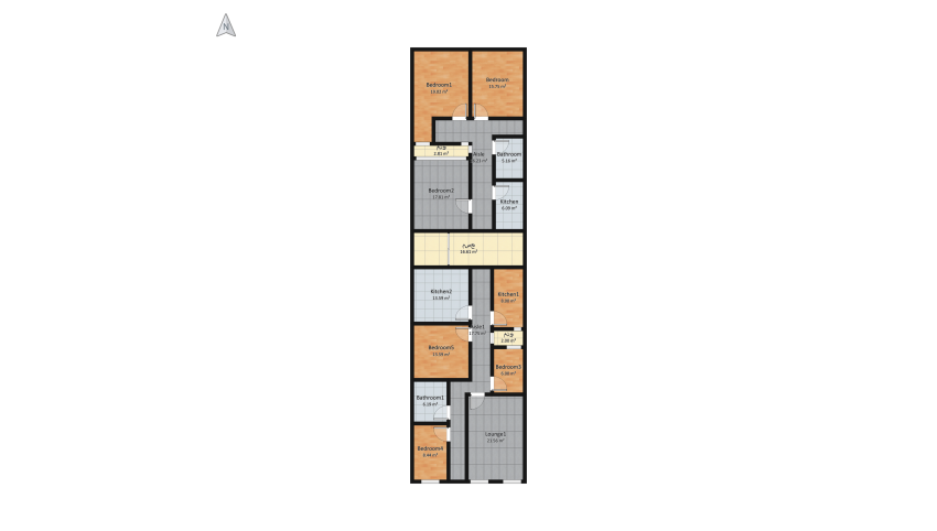 1نموذج floor plan 196.61