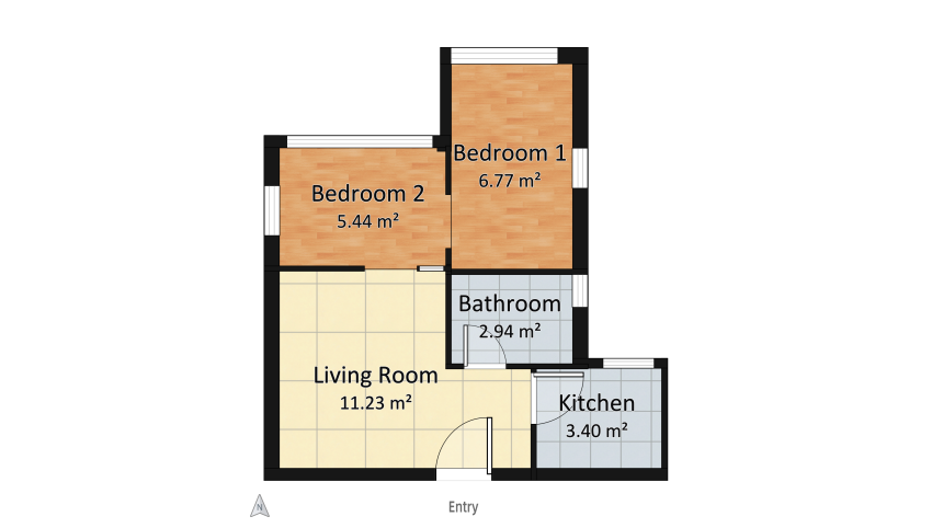Home Design9(slide door) floor plan 29.78