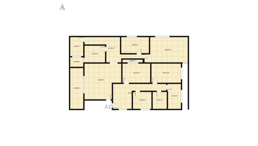 villa  floor plan 295.2
