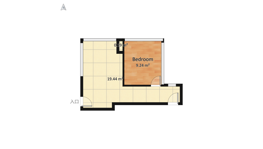 Ana apartment floor plan 32.37