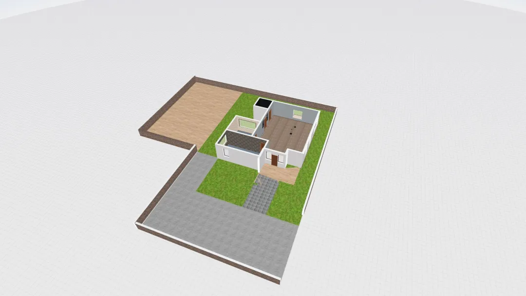 Family house_copy 3d design renderings