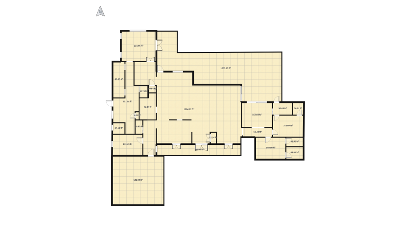 NEW house 1/18 mods floor plan 453.98
