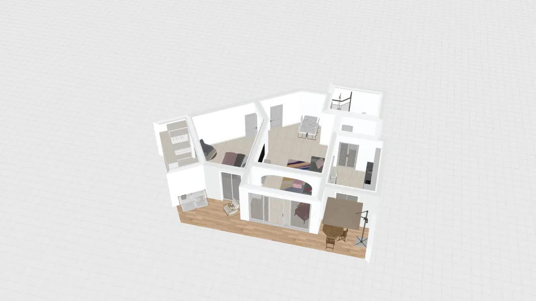 Appartamento 14 3d design renderings