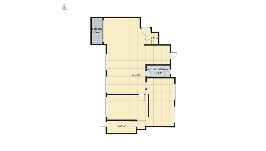 HOME0527 floor plan 116.93