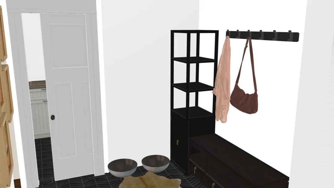 A Mudroom Laundry 3 3d design renderings
