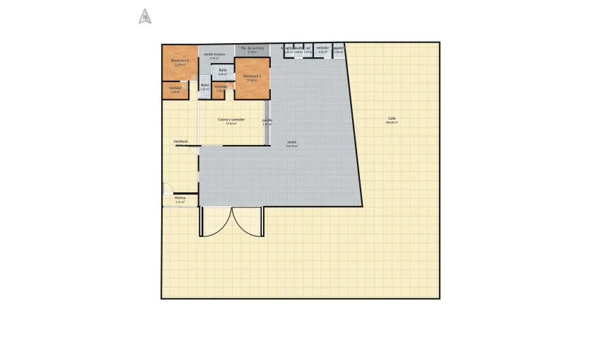CASA ORTIZ floor plan 879.57