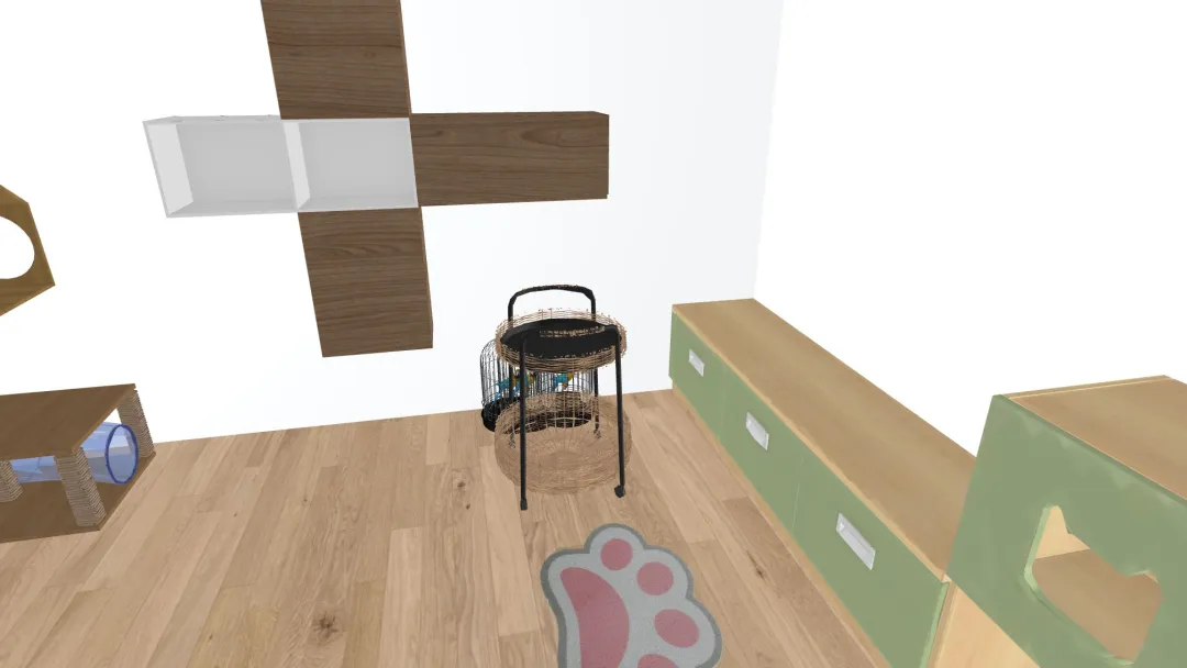 a litel girls dream house 3d design renderings