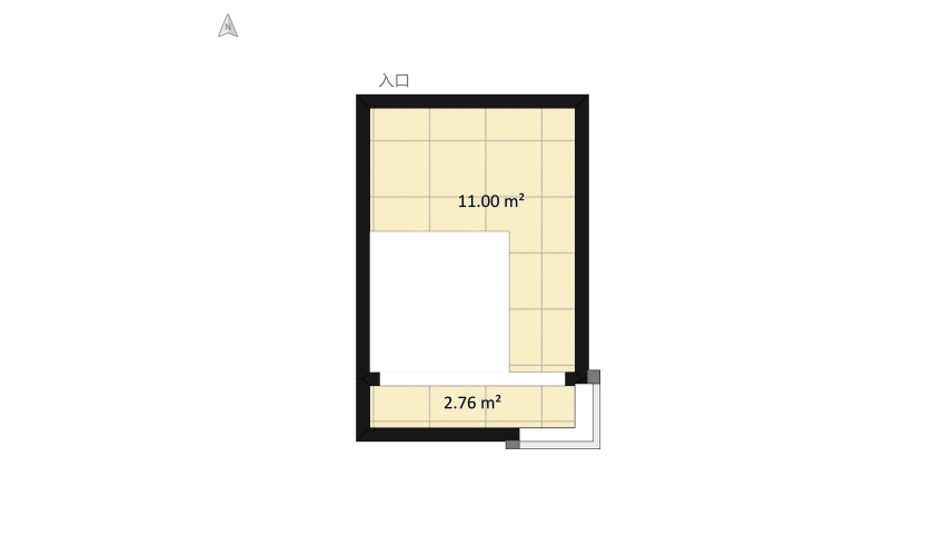 Desain Rumah Kantor (Rukan) Minimalis floor plan 73.81