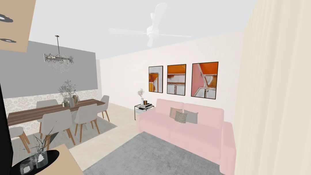 Patricia F.-14h-29/06/2022 + sala de estar e jantar 3d design renderings