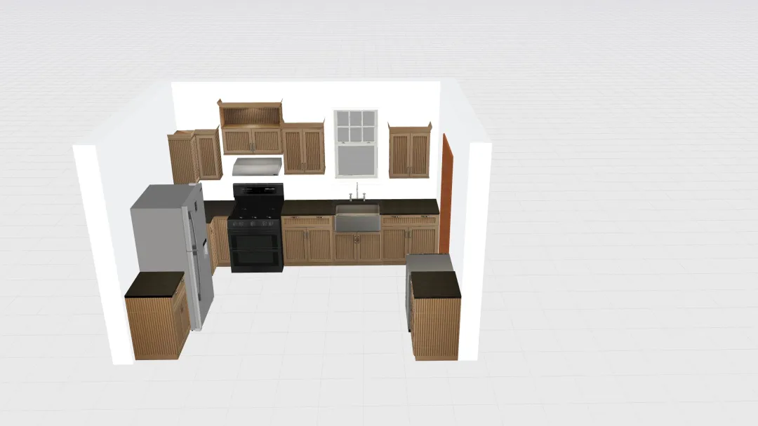 Mandy Kitchen 3d design renderings