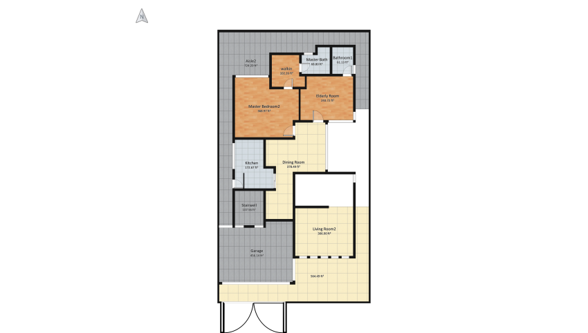 Option 1 Col Nayyer DHA Residence floor plan 1052.32