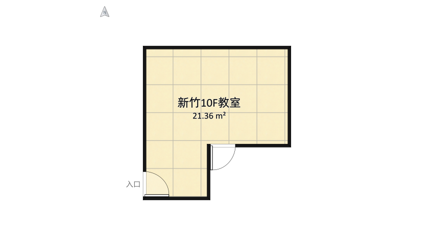 新竹10F教室-2021-10-23-20-19-26 floor plan 22.51