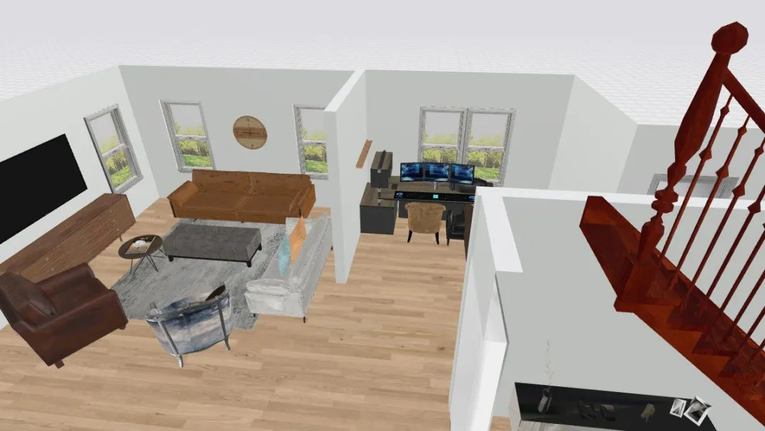 Copy of Living room 15 3d design renderings