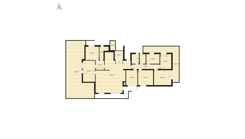 Copy of Piano terra modificato floor plan 2541.35