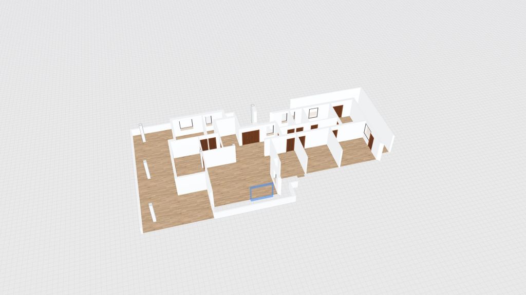 Copy of Piano terra modificato 3d design renderings