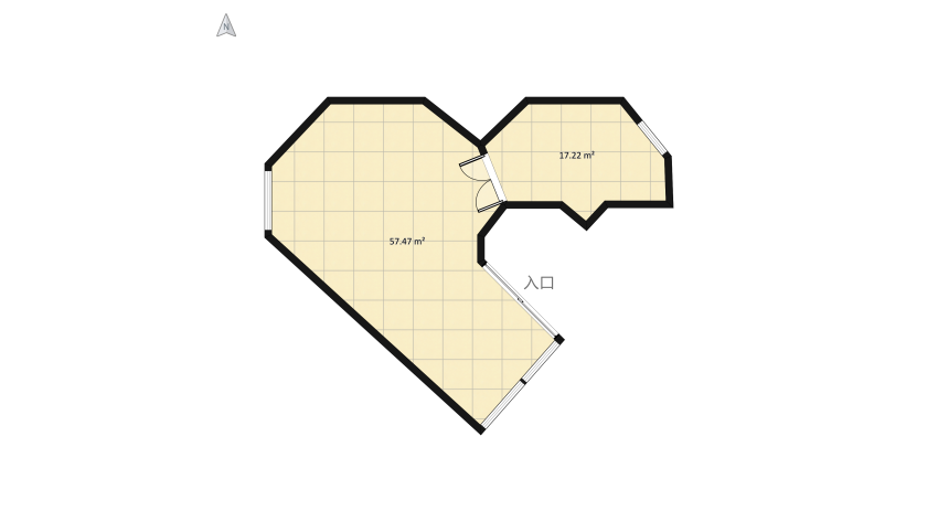 Heart to Heart Room floor plan 161.3