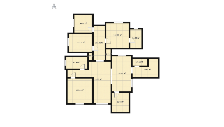 Casa da Lindsay e Ricardo floor plan 153.79