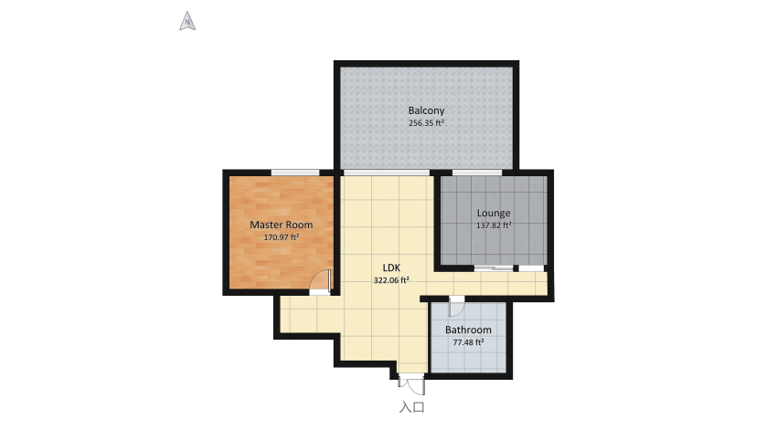 Copy of Room 4 - Natural Wood Tones floor plan 101.03