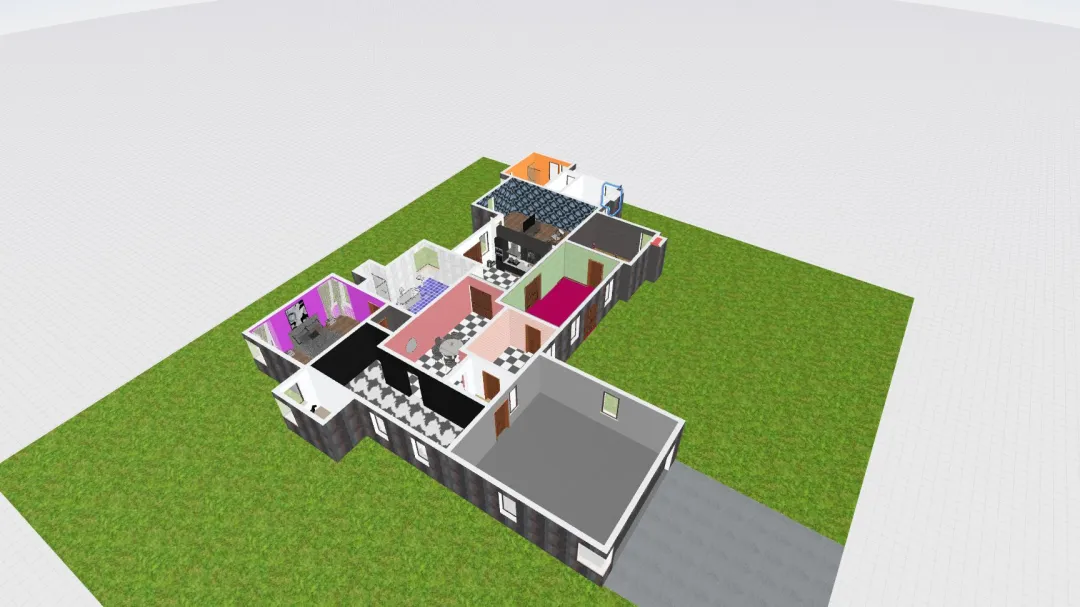 House design project_copy 3d design renderings