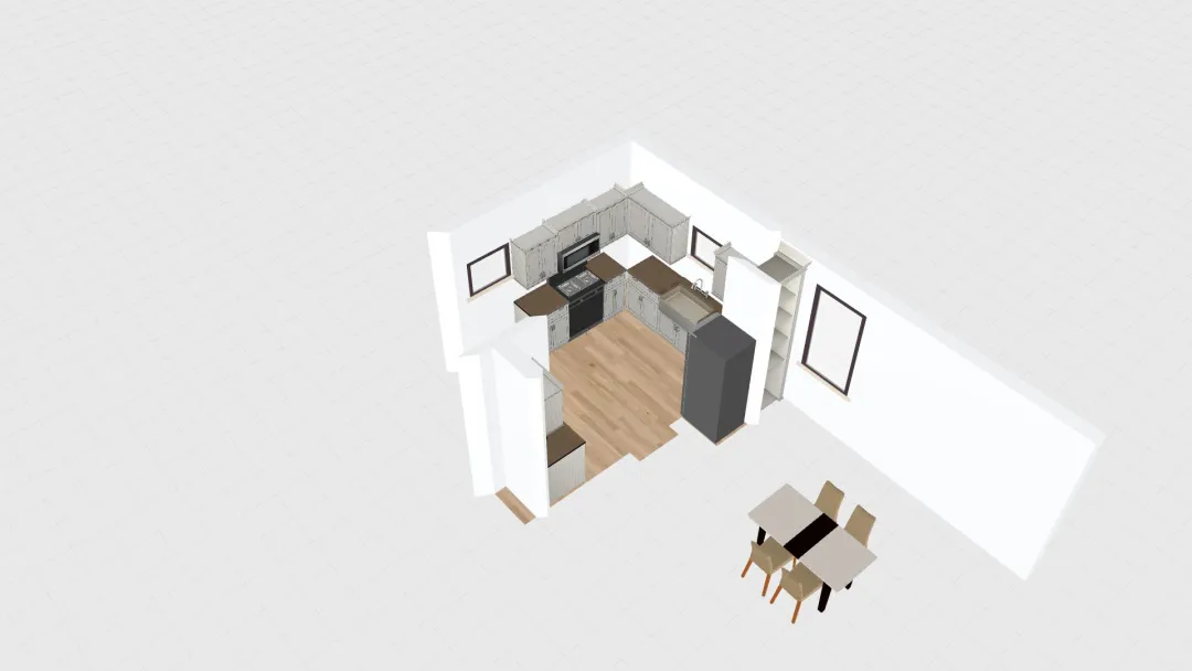 Lionheart Kitchen 3d design renderings