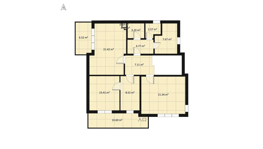 Sv & M -  Sandcolour - basic ISPDD floor plan 532.29