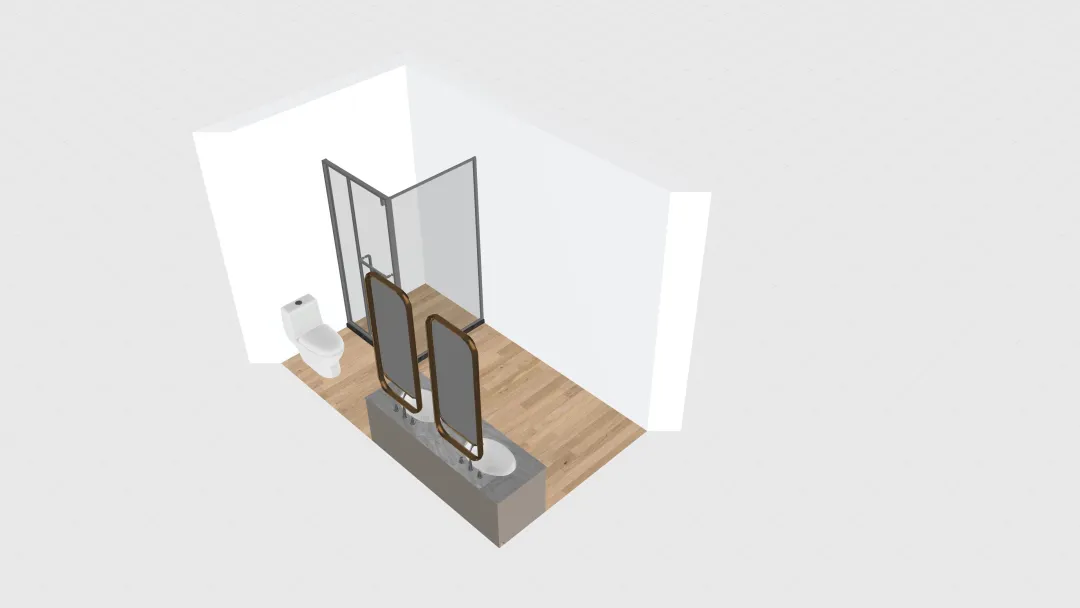 Noble Primary Bathroom -- Matt Floorplan 3d design renderings
