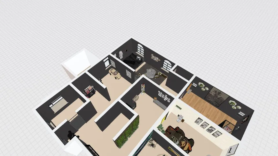 Carmelo dream house 3d design renderings