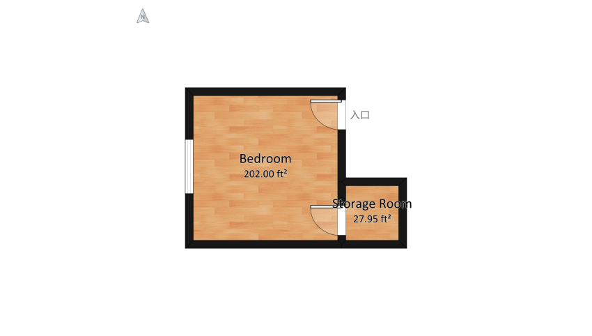 Dream Bedroom  floor plan 30.57