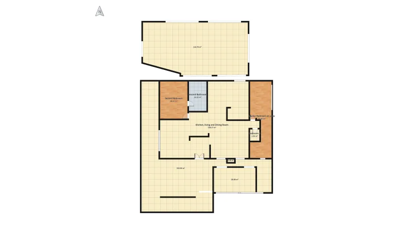 Residence Nair floor plan 973.44