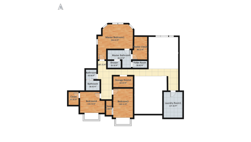 HBAL Home floor plan 634.91