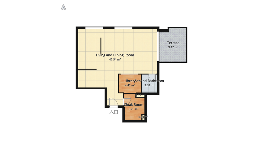 Copy of E.26_2_floors_v4_gabinet_master_bedroom floor plan 142.73