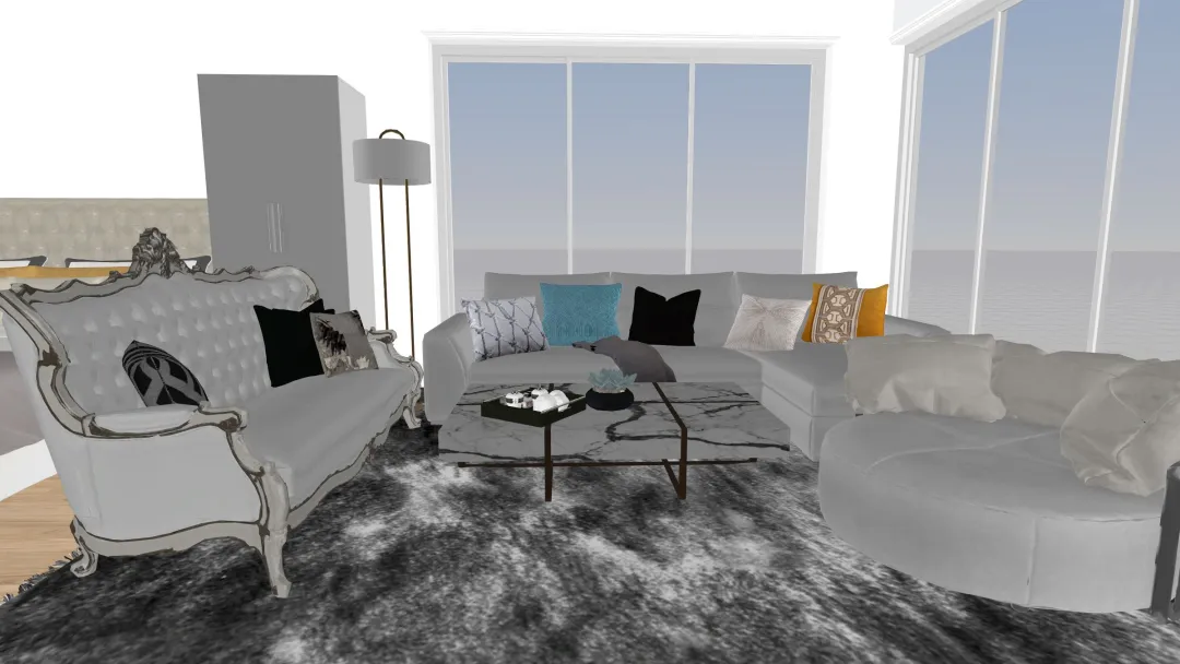 Studio Room #HSDA2020Residential 3d design renderings