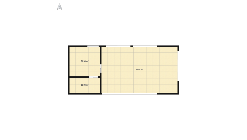Industrial Style house floor plan 128.95