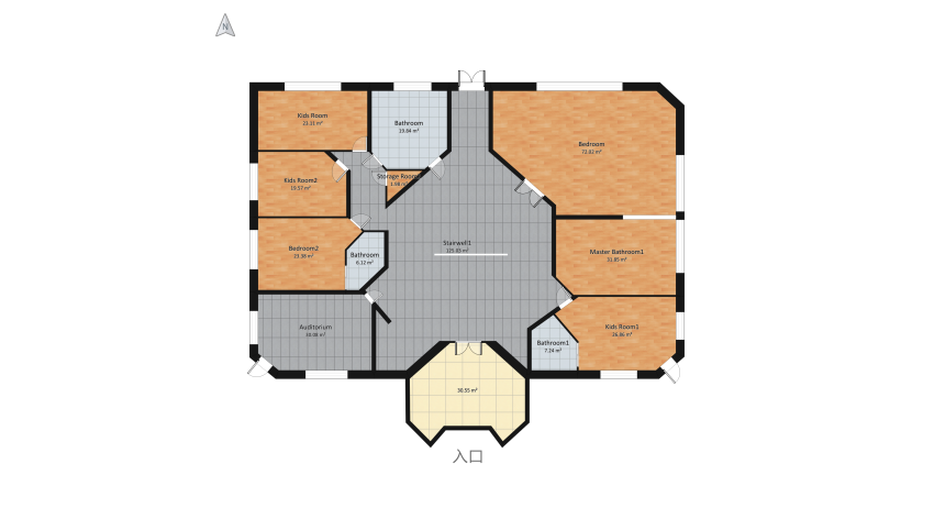 VILLA 3D floor plan 1010.9