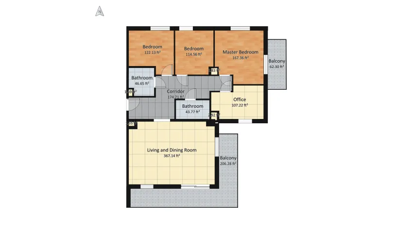 Lazienki floor plan 147.95