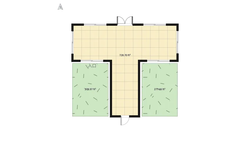 All Season Mudroom/Porch #T-ShapedContest floor plan 124.87